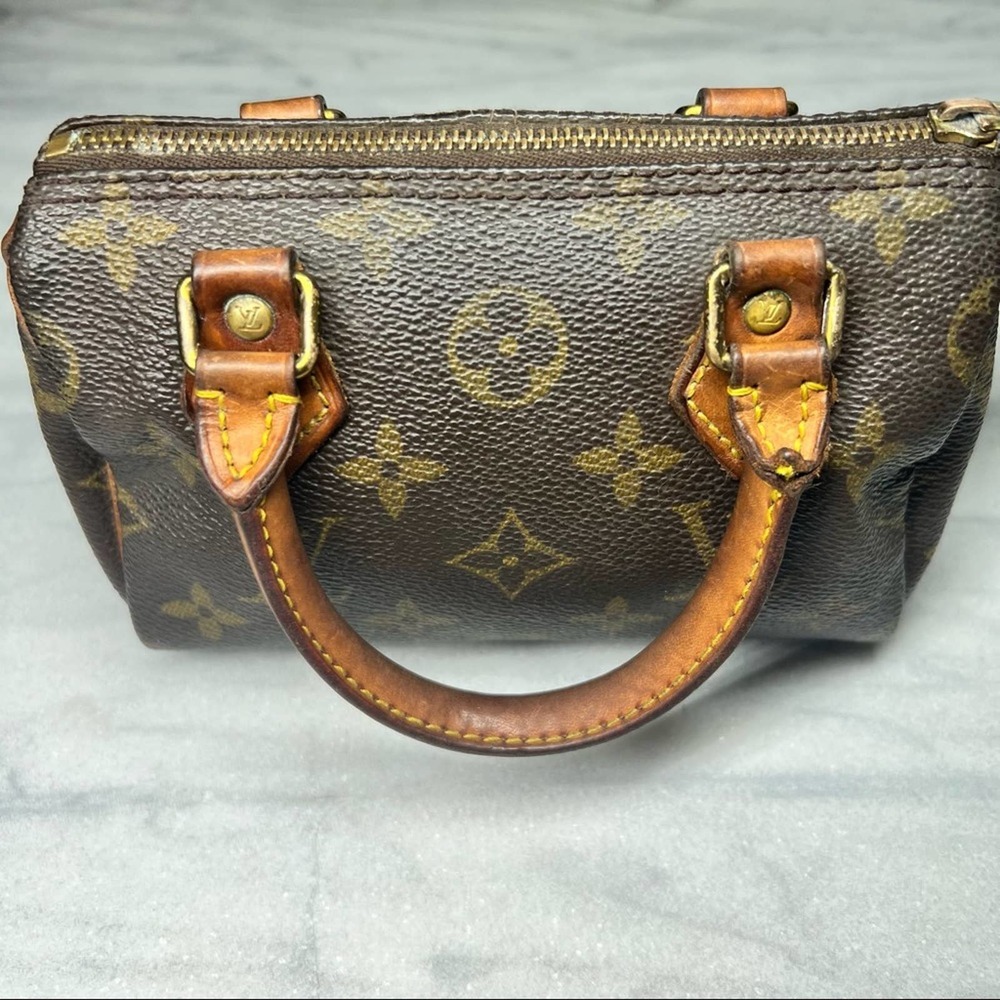 Louis Vuitton Vintage Nano Mini Monogram Speedy 100% Authentic - Picture 10 of 12